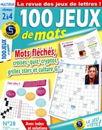 100 Jeux de mots N° 28 Septembre 2025