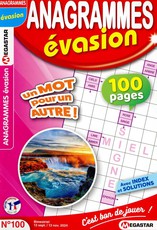 Anagrammes évasion N° 102 Janvier 2025