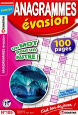Anagrammes évasion N° 105 Juillet 2025