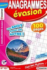 Anagrammes évasion