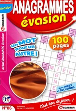 Anagrammes évasion N° 102 Janvier 2025