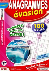 Anagrammes évasion N° 102 Janvier 2025