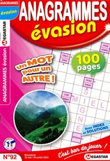 Anagrammes évasion N° 102 Janvier 2025