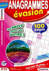 Anagrammes évasion N° 102 Janvier 2025