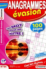 Anagrammes évasion N° 102 Janvier 2025