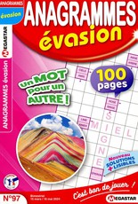 Anagrammes évasion N° 102 Janvier 2025