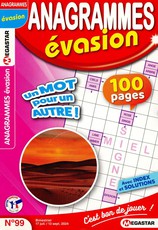 Anagrammes évasion N° 102 Janvier 2025