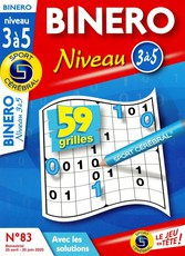 Binero niveau 3 à 5 N° 83 Avril 2025