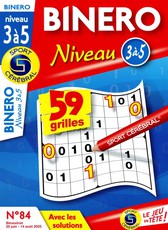 Binero niveau 3 à 5 N° 84 Juin 2025