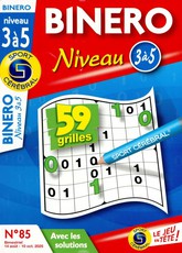 Binero niveau 3 à 5 N° 84 Juin 2025