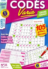 Codés Varia N° 25 Janvier 2025