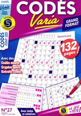 Codés Varia N° 27 Juillet 2025