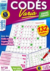 Codés Varia N° 28 Octobre 2025