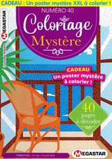 Coloriage mystère N° 40 Mai 2025