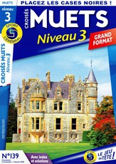 Croisés Muets Niveau 3 grand format N° 139 Novembre 2025