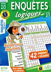 Enquêtes logiques niveau 2/3 N° 119 Août 2025