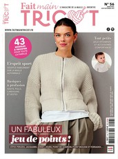 Fait main tricot N° 56 Août 2025