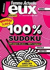 Femme Actuelle Jeux Pocket Sudoku N° 1 Juillet 2025