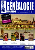 Généalogie magazine N° 413 Août 2025