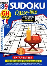 GH Sudolu Casse-Tête Niv 8/9