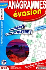 Anagrammes évasion N° 102 Janvier 2025