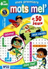 Mes premiers mots mel' N° 22 Août 2025