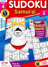 Sudoku Samuraï niveau 4