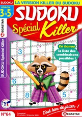 Sudoku spécial killer