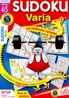 Sudoku Varia niveau 4/5