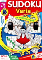 Sudoku Varia niveau 4/5