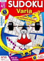 Sudoku Varia niveau 4/5
