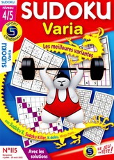 Sudoku Varia niveau 4/5