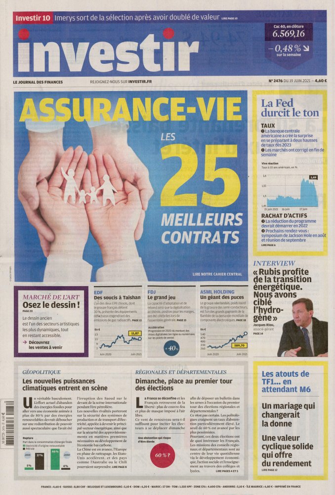 Investir - Le journal des finances n° 2476 – Abonnement Investir - Le ...