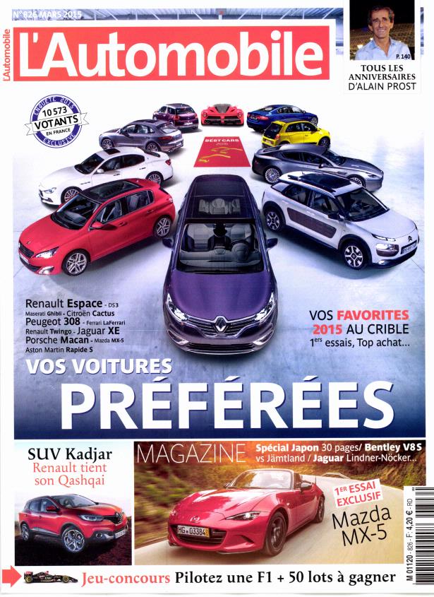 L'Automobile magazine n° 826 Abonnement L'Automobile magazine