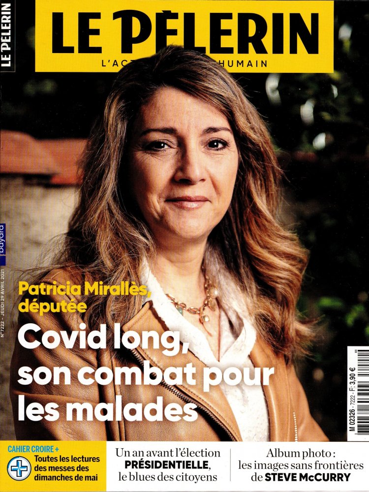 Pèlerin n° 7222 Abonnement Pèlerin Abonnement magazine par