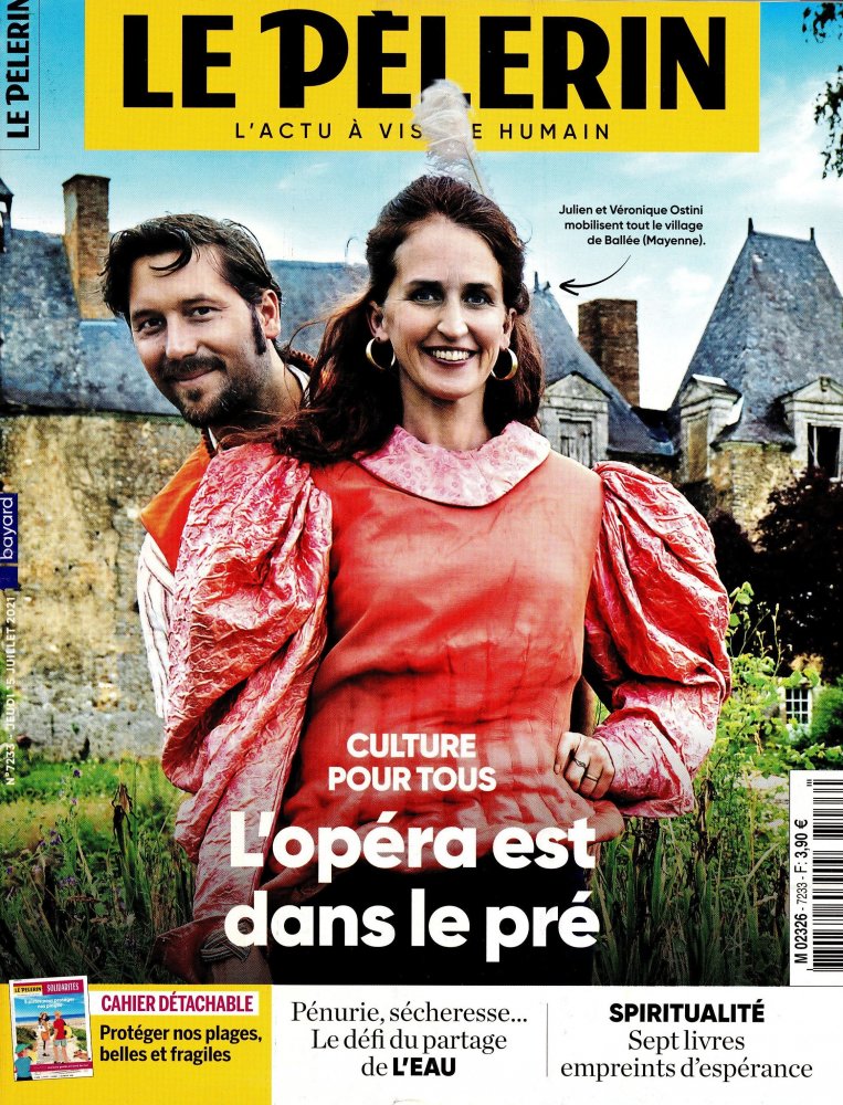 Pèlerin n° 7233 Abonnement Pèlerin Abonnement magazine par