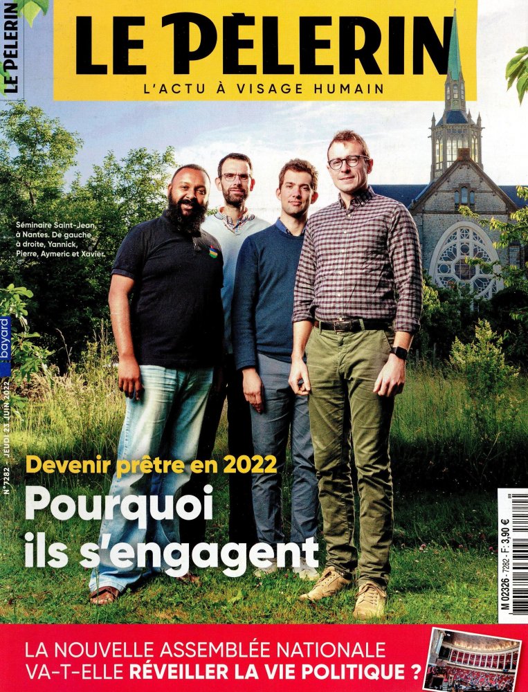 Pèlerin n° 7282 Abonnement Pèlerin Abonnement magazine par