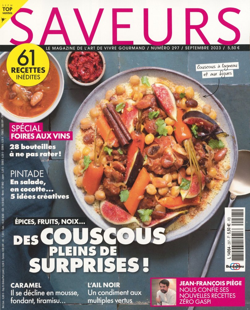 Abonnement Saveurs - Presse de France