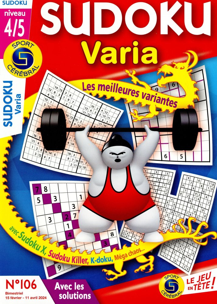 Sudoku Varia niveau 4/5