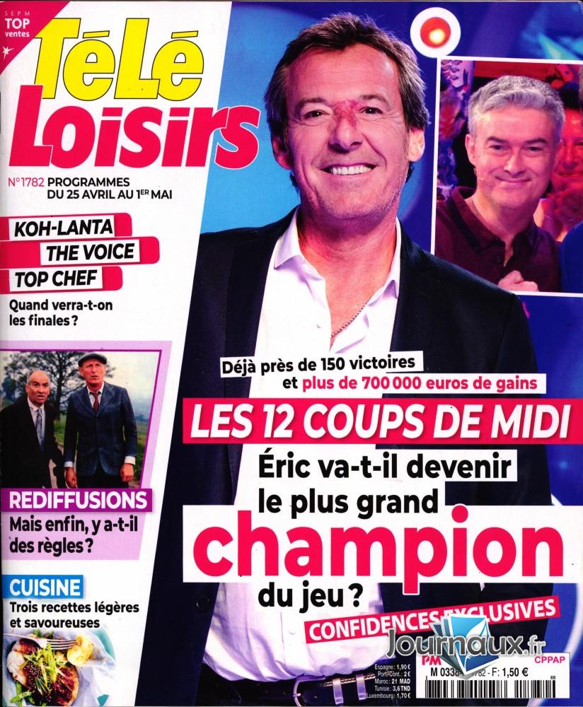 Programme Télé Pour Ce Soir Sur Télé Loisirs Télé Loisirs n° 1782 – Abonnement Télé Loisirs | Abonnement magazine