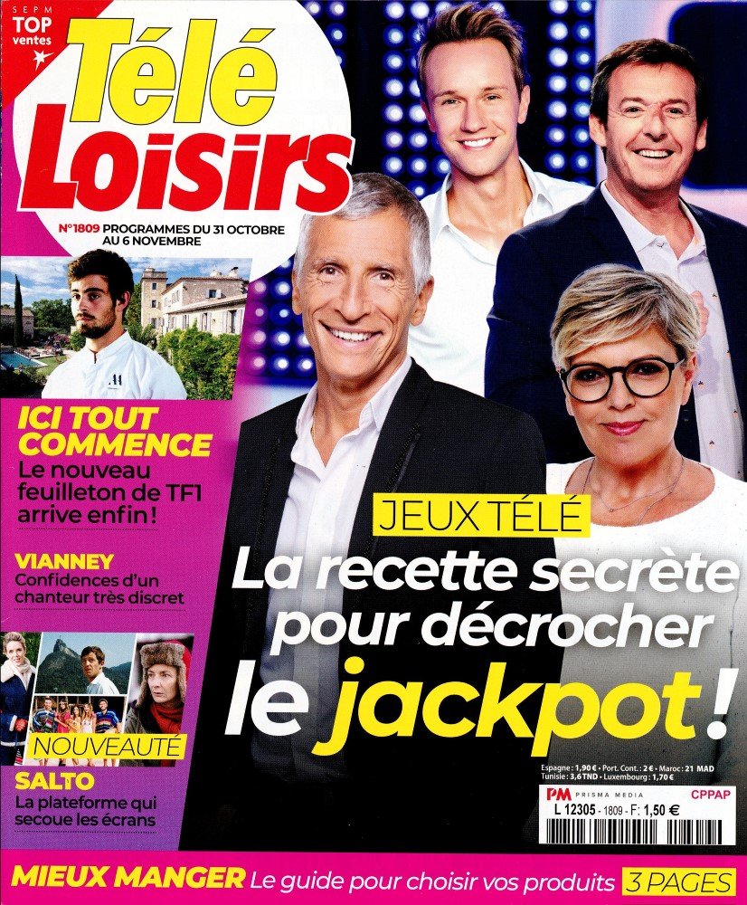 Programme Tv En Ce Moment Tele Loisir Télé Loisirs n° 1809 – Abonnement Télé Loisirs | Abonnement magazine